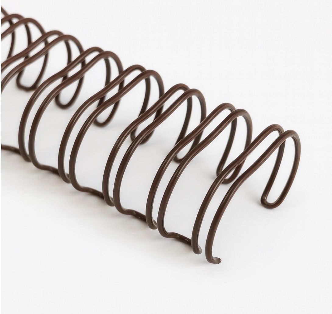 Металева пружина А4 12,7мм, коричнева уп.100шт BINDITEK (000013603)